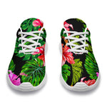 Monstera Hibiscus Hawaii Pattern Print Sport Shoes GearFrost