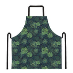 Monstera Palm Leaves Pattern Print Apron