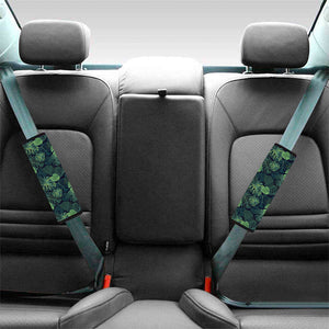 Monstera Palm Leaves Pattern Print Car Seat Belt Covers