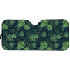 Monstera Palm Leaves Pattern Print Car Sun Shade