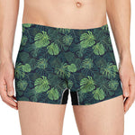 Monstera Palm Leaves Pattern Print Men's Boxer Briefs