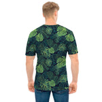 Monstera Palm Leaves Pattern Print Men's T-Shirt