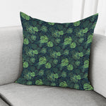 Monstera Palm Leaves Pattern Print Pillow Cover