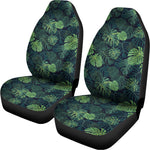 Monstera Palm Leaves Pattern Print Universal Fit Car Seat Covers