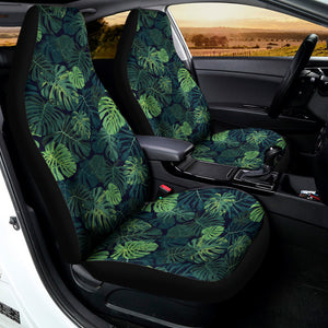 Monstera Palm Leaves Pattern Print Universal Fit Car Seat Covers