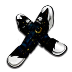 Moon And Stars Wolf Spirit Print Muay Thai Shin Guard