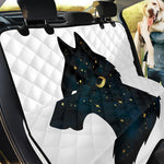 Moon And Stars Wolf Spirit Print Pet Car Back Seat Cover