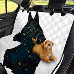 Moon And Stars Wolf Spirit Print Pet Car Back Seat Cover