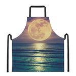 Moon Beach Print Apron