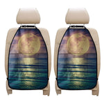 Moon Beach Print Car Seat Organizers