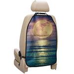 Moon Beach Print Car Seat Organizers