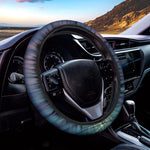 Moon Beach Print Car Steering Wheel Cover