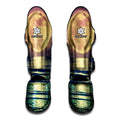 Moon Beach Print Muay Thai Shin Guards