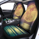 Moon Beach Print Universal Fit Car Seat Covers