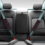 Moon Phase And Stars Pattern Print Car Seat Belt Covers
