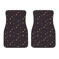 Moon Phase And Stars Pattern Print Front Car Floor Mats