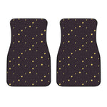 Moon Phase And Stars Pattern Print Front Car Floor Mats