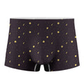 Moon Phase And Stars Pattern Print Men's Boxer Briefs