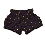 Moon Phase And Stars Pattern Print Muay Thai Boxing Shorts