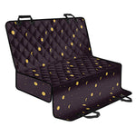 Moon Phase And Stars Pattern Print Pet Car Back Seat Cover