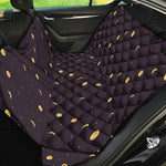 Moon Phase And Stars Pattern Print Pet Car Back Seat Cover