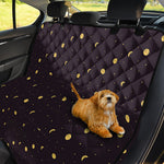 Moon Phase And Stars Pattern Print Pet Car Back Seat Cover