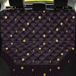 Moon Phase And Stars Pattern Print Pet Car Back Seat Cover
