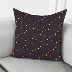 Moon Phase And Stars Pattern Print Pillow Cover