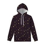 Moon Phase And Stars Pattern Print Pullover Hoodie