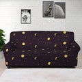 Moon Phase And Stars Pattern Print Sofa Cover
