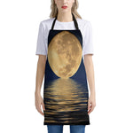 Moonlight On The Sea Print Apron
