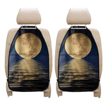 Moonlight On The Sea Print Car Seat Organizers