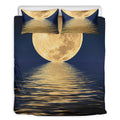 Moonlight On The Sea Print Duvet Cover Bedding Set