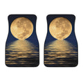 Moonlight On The Sea Print Front Car Floor Mats