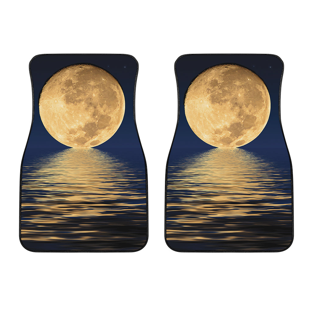 Moonlight On The Sea Print Front Car Floor Mats