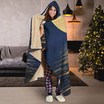 Moonlight On The Sea Print Hooded Blanket