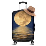 Moonlight On The Sea Print Luggage Cover