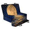 Moonlight On The Sea Print Pet Car Back Seat Cover