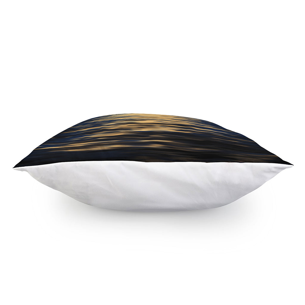 Moonlight On The Sea Print Pillow Cover