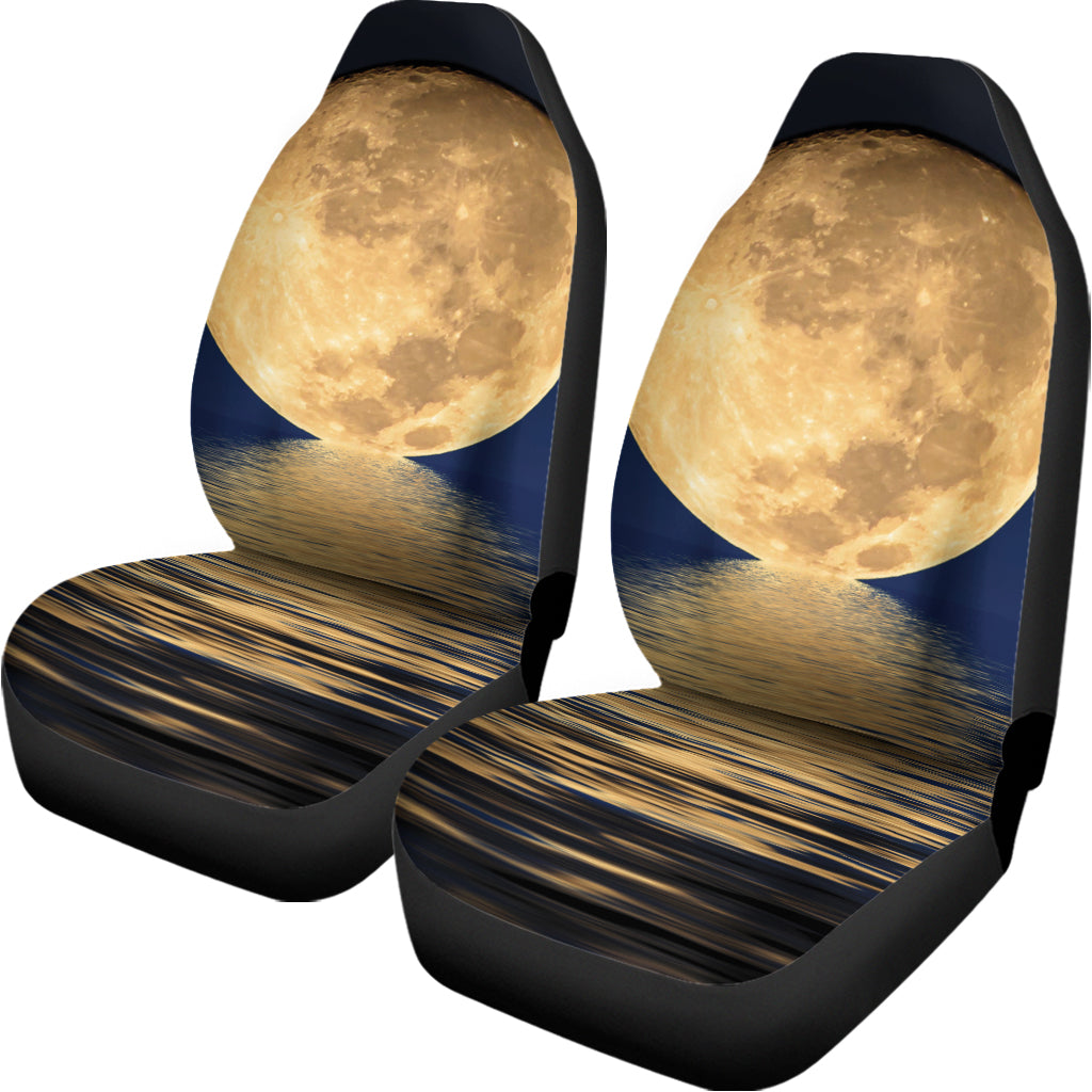 Moonlight On The Sea Print Universal Fit Car Seat Covers