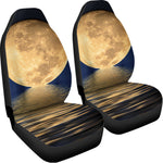 Moonlight On The Sea Print Universal Fit Car Seat Covers