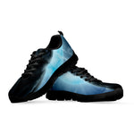 Moonlight Wolf Print Black Sneakers