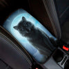 Moonlight Wolf Print Car Center Console Cover