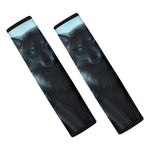Moonlight Wolf Print Car Seat Belt Covers