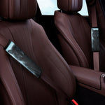 Moonlight Wolf Print Car Seat Belt Covers