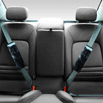 Moonlight Wolf Print Car Seat Belt Covers