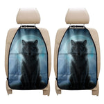 Moonlight Wolf Print Car Seat Organizers