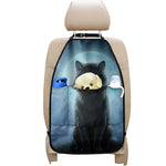 Moonlight Wolf Print Car Seat Organizers