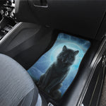 Moonlight Wolf Print Front Car Floor Mats