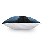Moonlight Wolf Print Pillow Cover